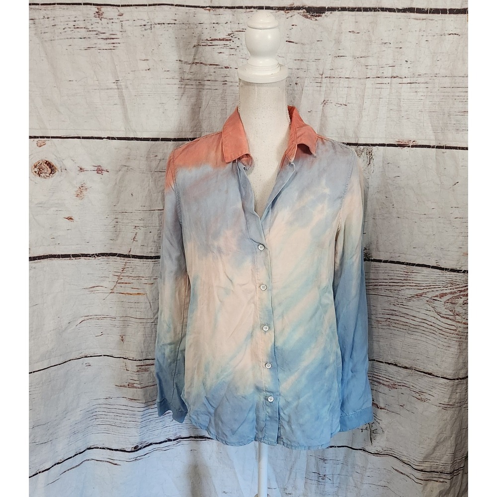 Bella dahl Tie‎ Dye Button Down Top Size Medium